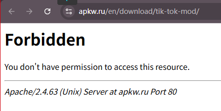 APKW.RU禁止访问