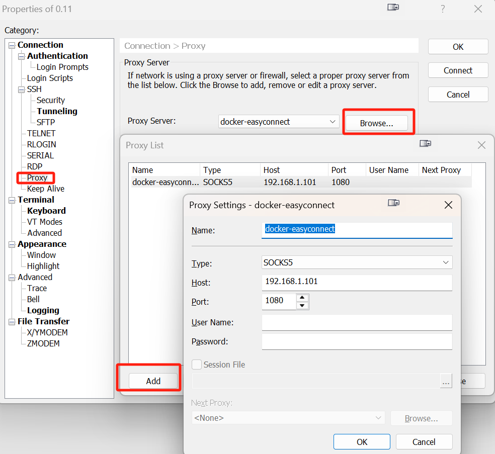 add proxy